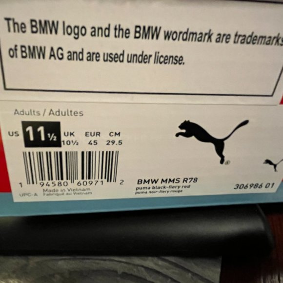 Puma BMW soft foam shoes 11.5 - Picture 3 of 4